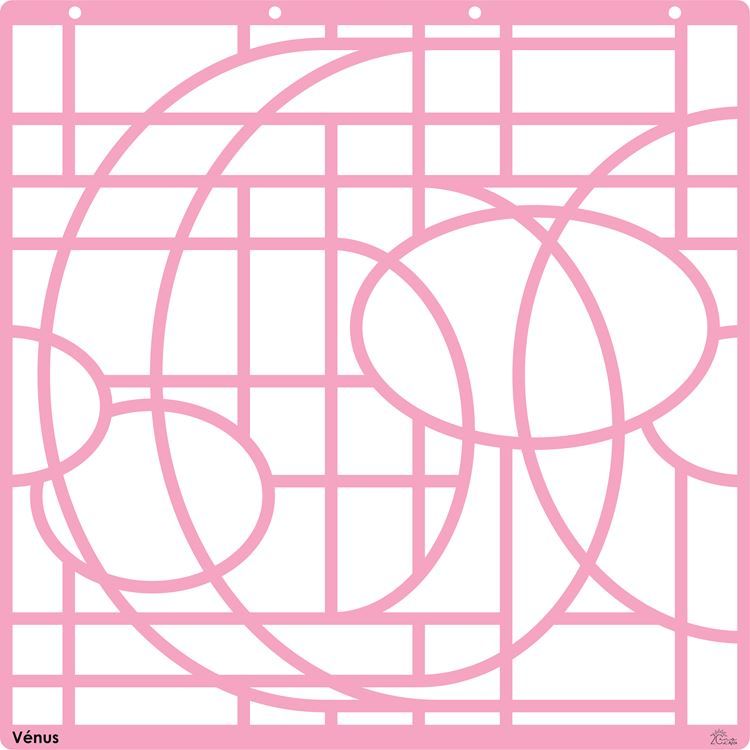 Fotoschablone Kollektor 'Venus' (30x30 cm)