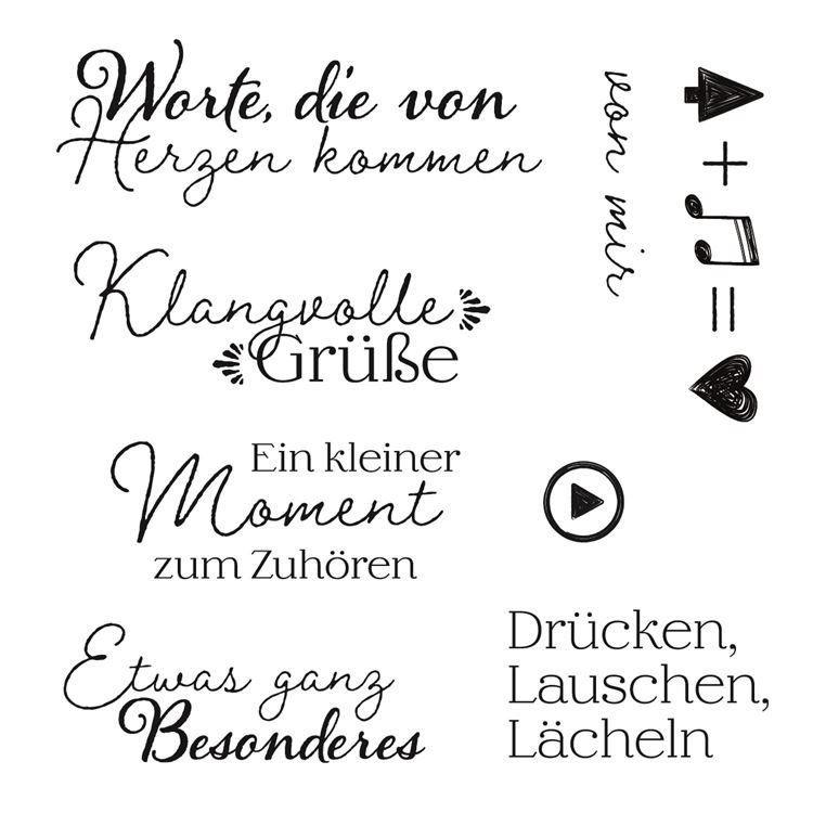 Quarzstempel ‘Musikalisch’
