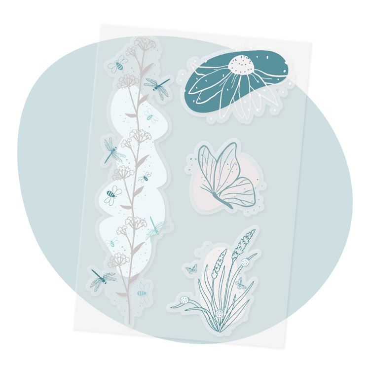 Transferaufkleber ‘Fauna und Flora’ (2 Stk.)