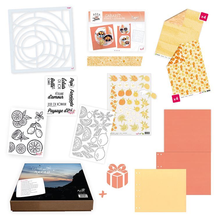 Coffret 'La nuit du scrap - Capri' 🇫🇷