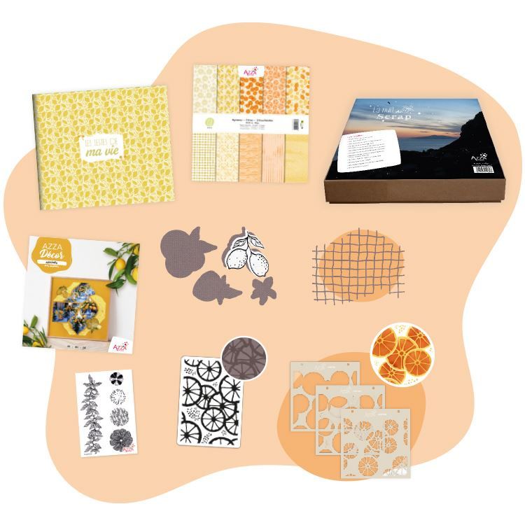 XL Set 'Zitursfrüchte + La Nuit du Scrap' 🇫🇷