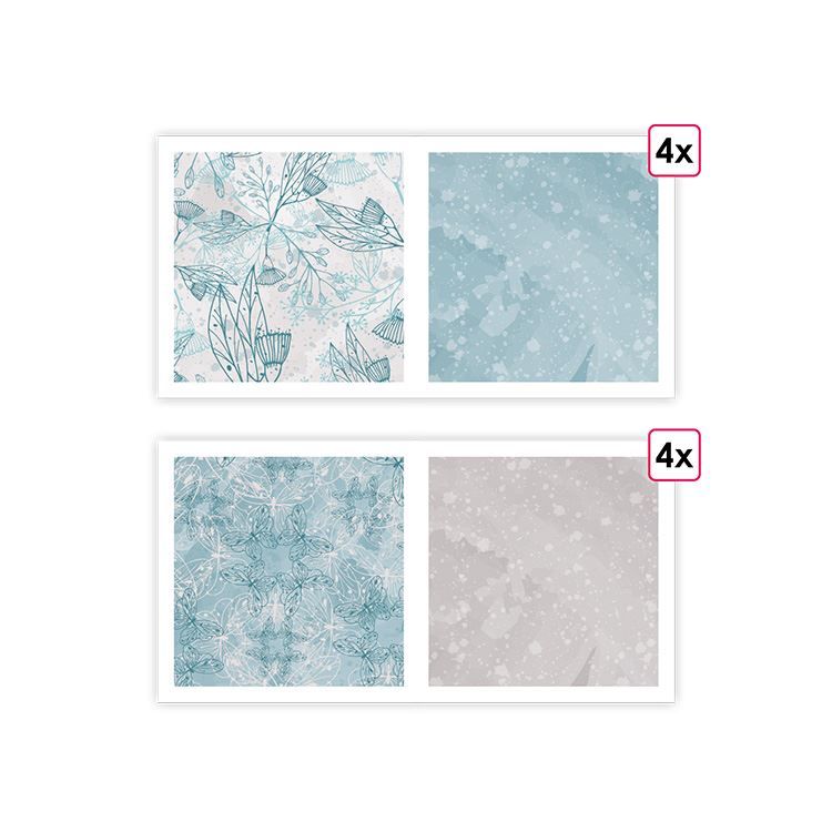 Designpapier ‘Fauna und Flora’ (8 Stk.)