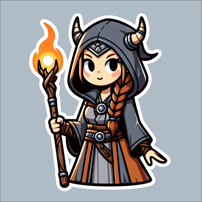 Sticker &quot;Magierin&quot;