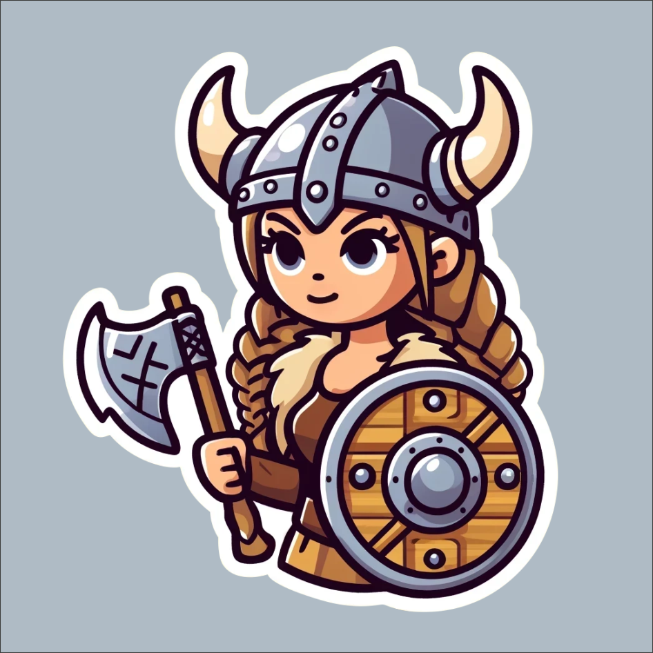 Sticker &quot;Schildmaid&quot;