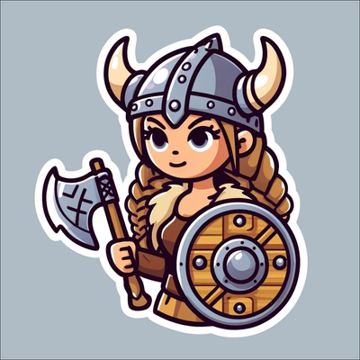 Sticker &quot;Schildmaid&quot;