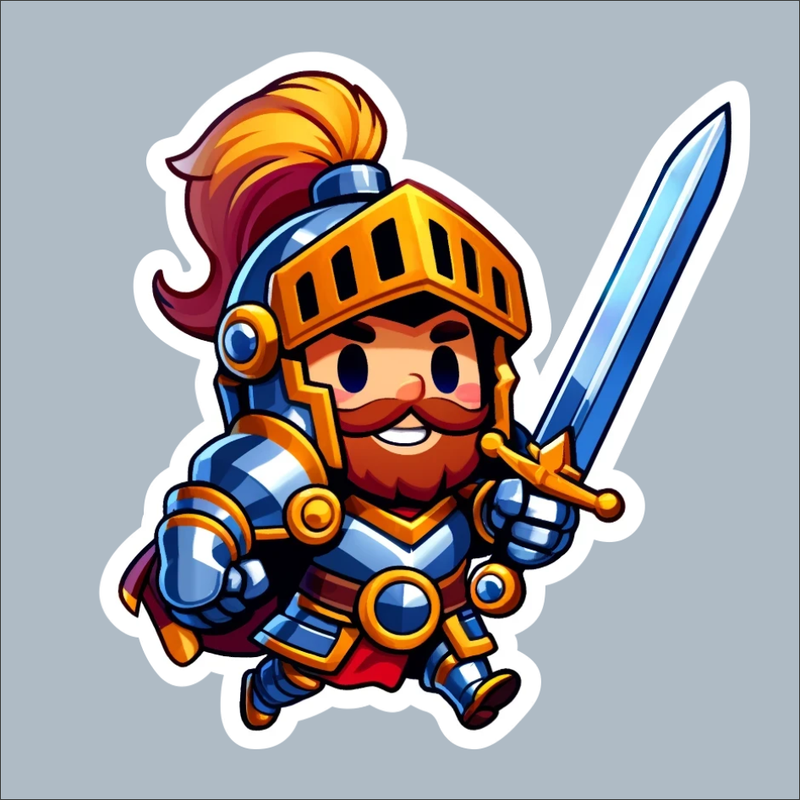 Sticker &quot;Ritter&quot;