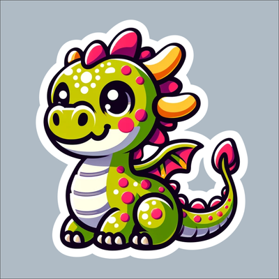 Sticker &quot;Drache&quot;