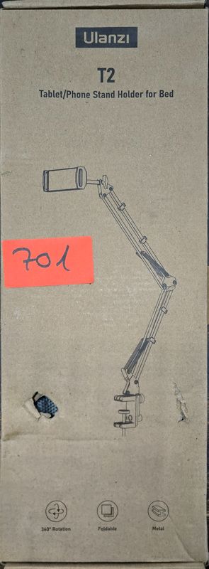 ULANZI T2 Tablet Halterung Bett, 360° Drehbar