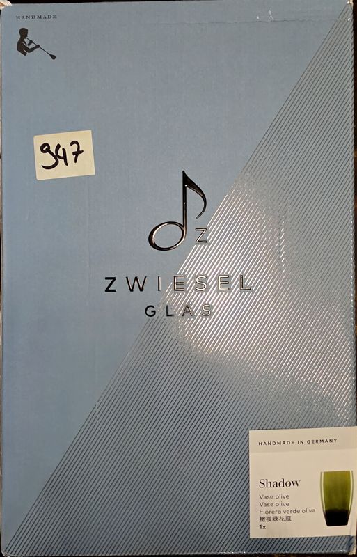 Zwiesel Glas SHADOW Vase Olive 29cm
