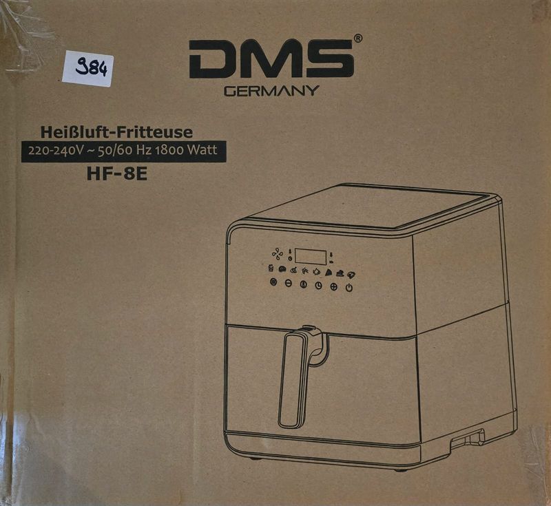 DMS HF-8E  8 Liter Heißluftfritteuse