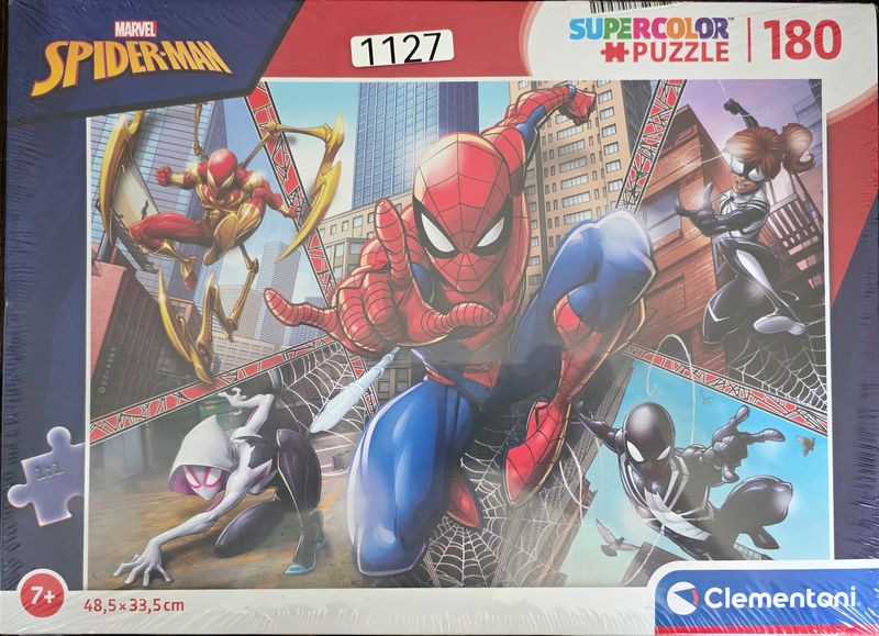 Clementoni 29302 Supercolor Spiderman – Puzzle 180