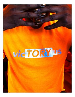 (Safety orange) “Juan Love” T-Shirt