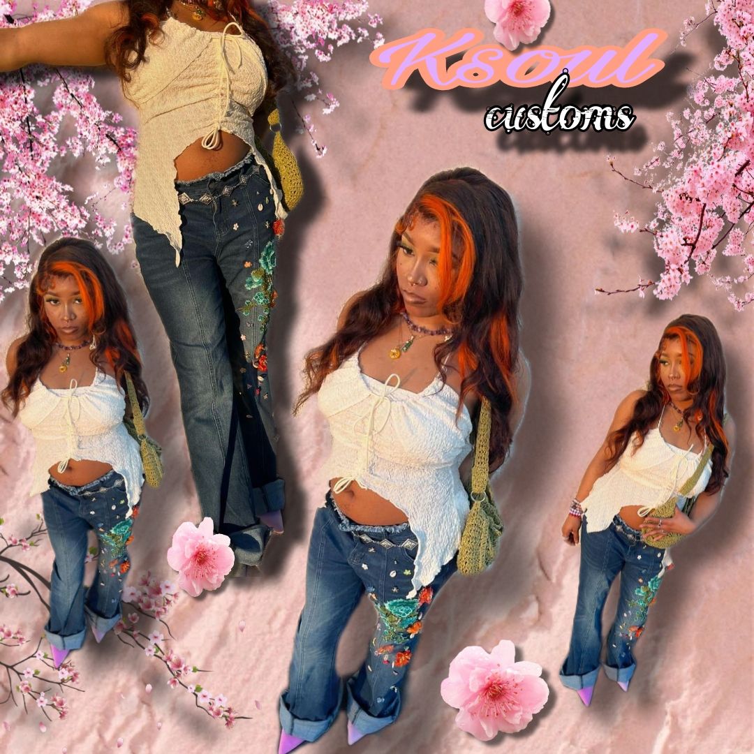 Handcrafted customizable jeans