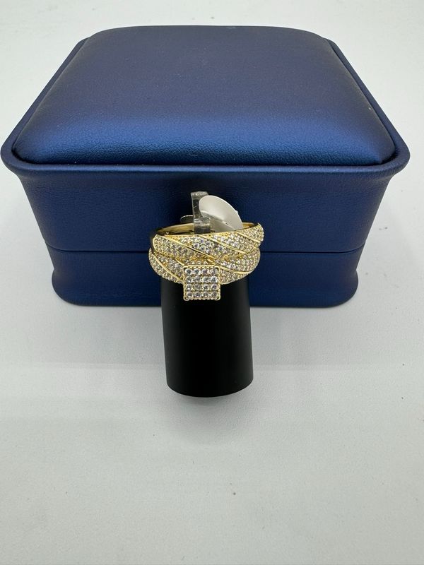 Anillo compromiso cuadrado