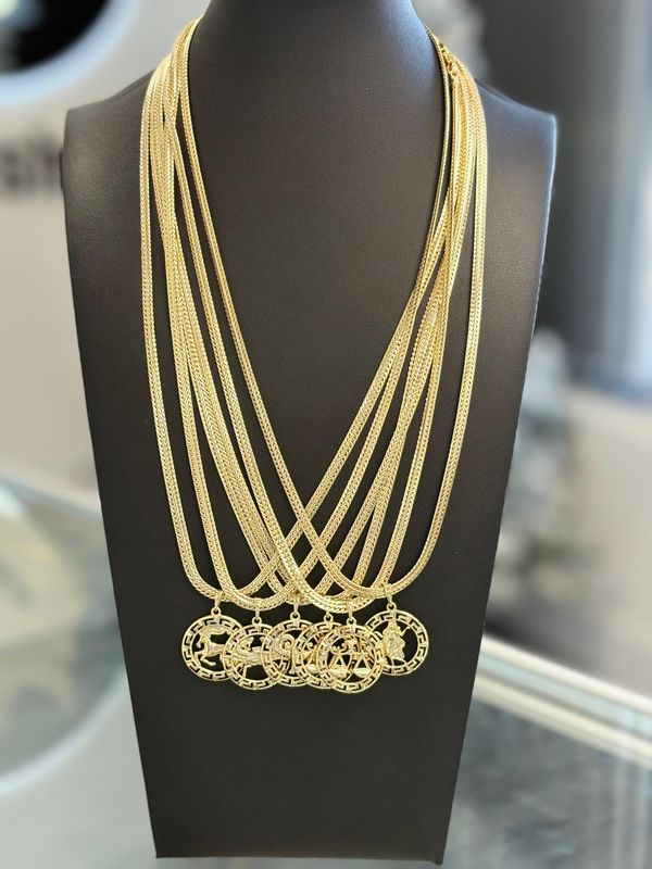 Cadenas con dije signo