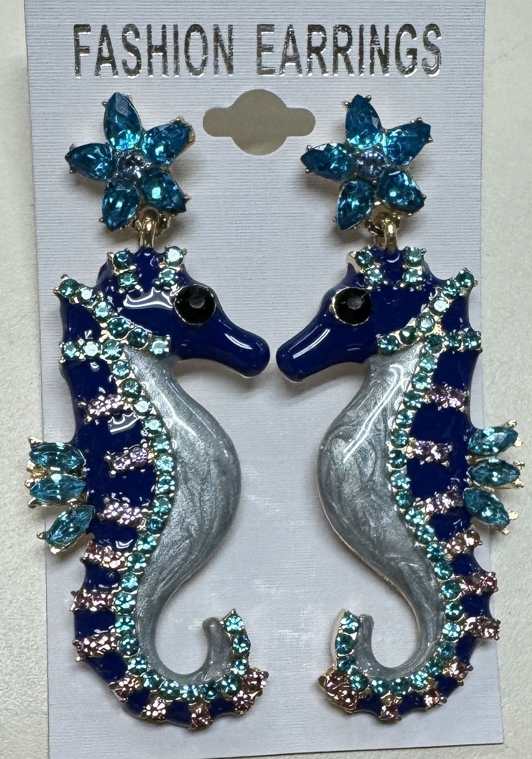 Seahorse earrings