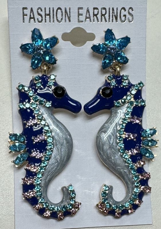 Seahorse earrings