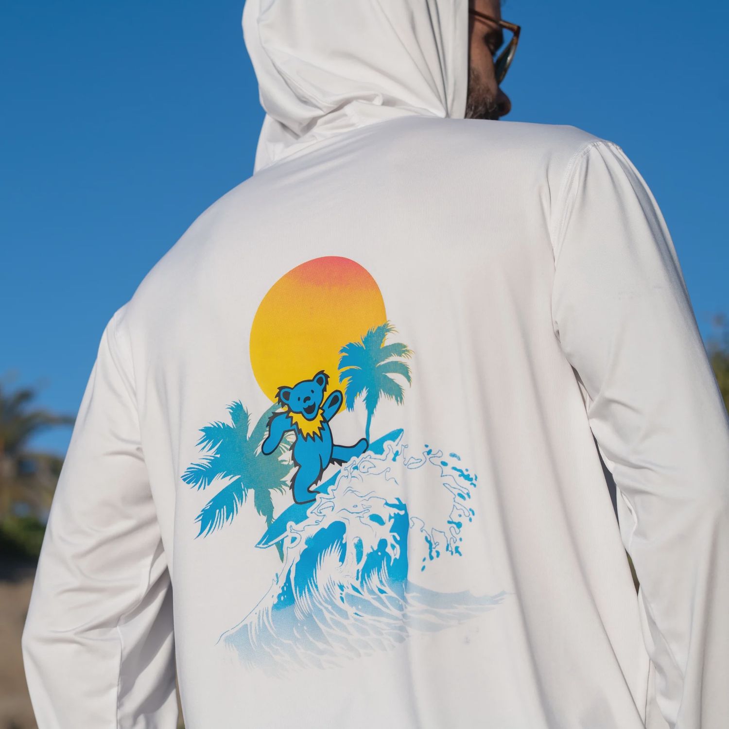 Grateful Dead UPF Hoodie Sun &amp; Swim Bear