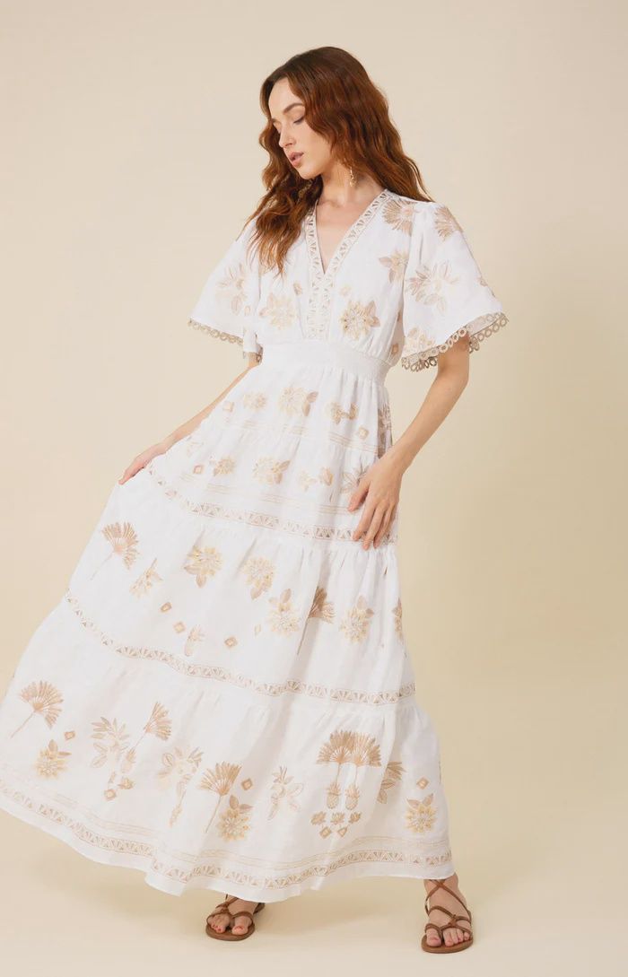 Journey Embroidered Maxi Dress