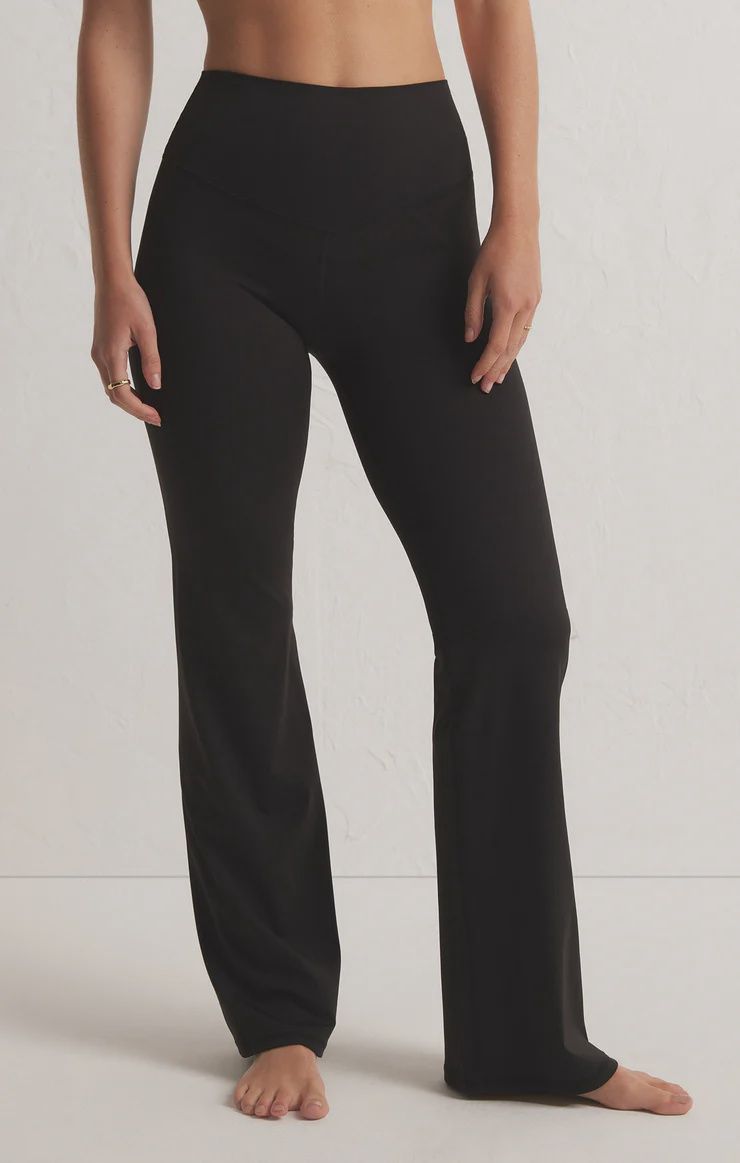 High Kick Flare Pant Black