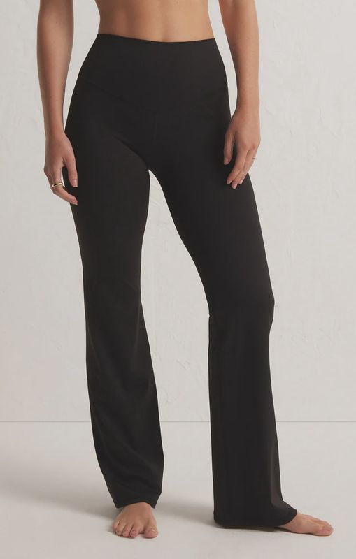 High Kick Flare Pant Black