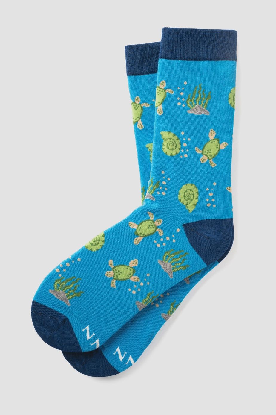 Turtally Awesome Sea Turtle Carded Cotton Sock