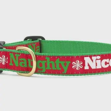 Naughty and Nice Dog Collar