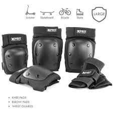 Wrist Guards, Knee Elbow Pads 3 in 1 black