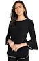 KNIT TOP BLACK 198008