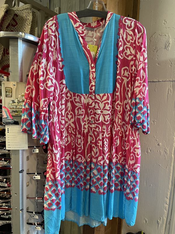 DRESS:8296-SEASIDE-FUSHIA