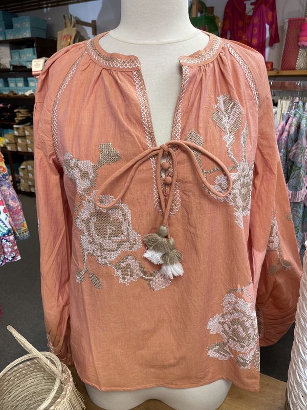 MALCASINE TOP - APRICOT