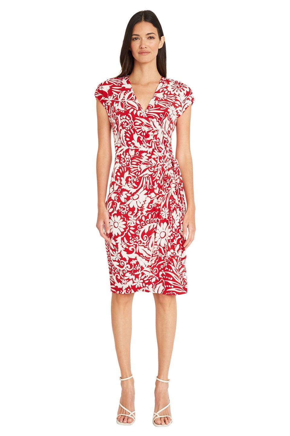 RED TWIST DRESS