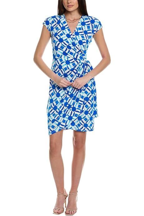 BLUE TWIST DRESS