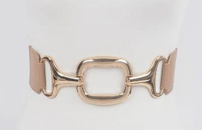 Metal Buckle Stretch Waist Belt 3