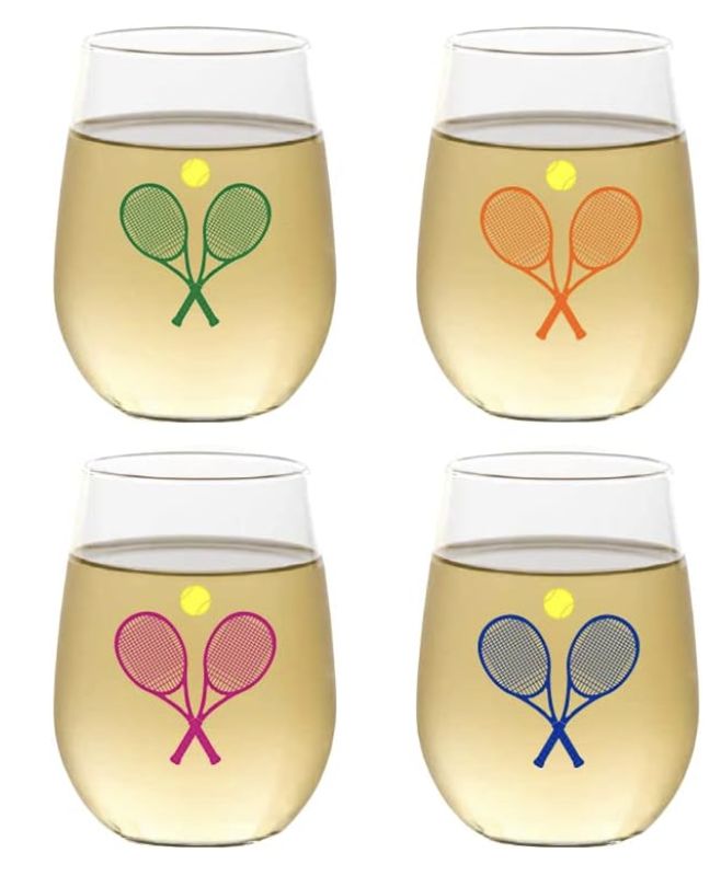 TENNIS Shatterproof Wine Glasses