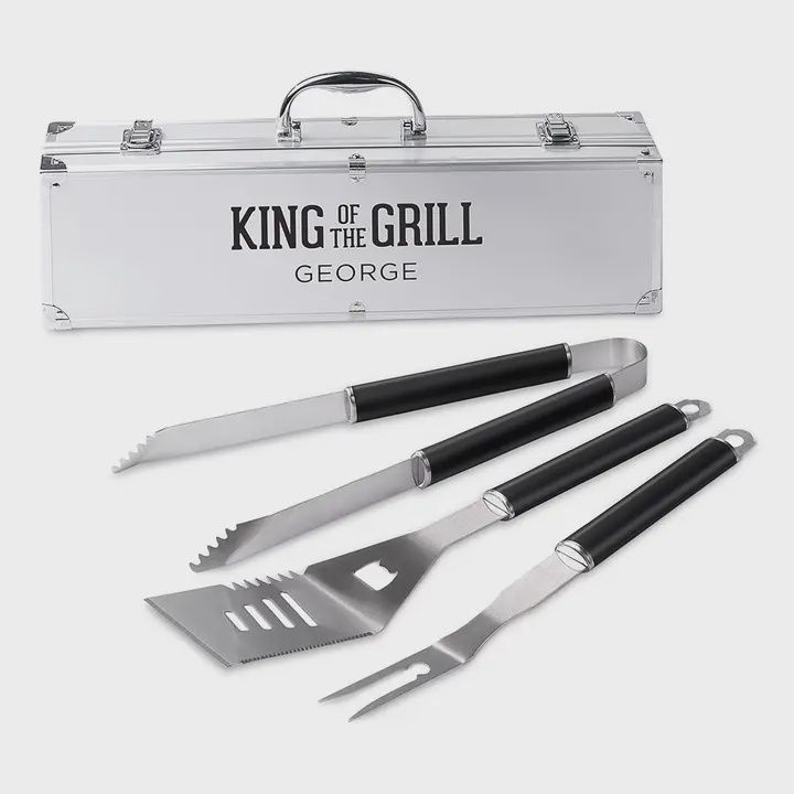 Stainless Steel BBQ Tools Grill Set - King Of The Grill