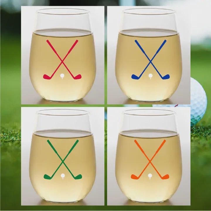 GOLF Shatterproof Wine Glasses