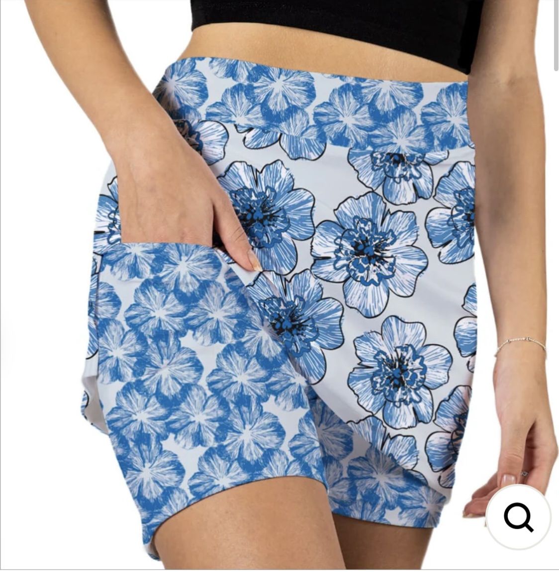 Opium floral skort