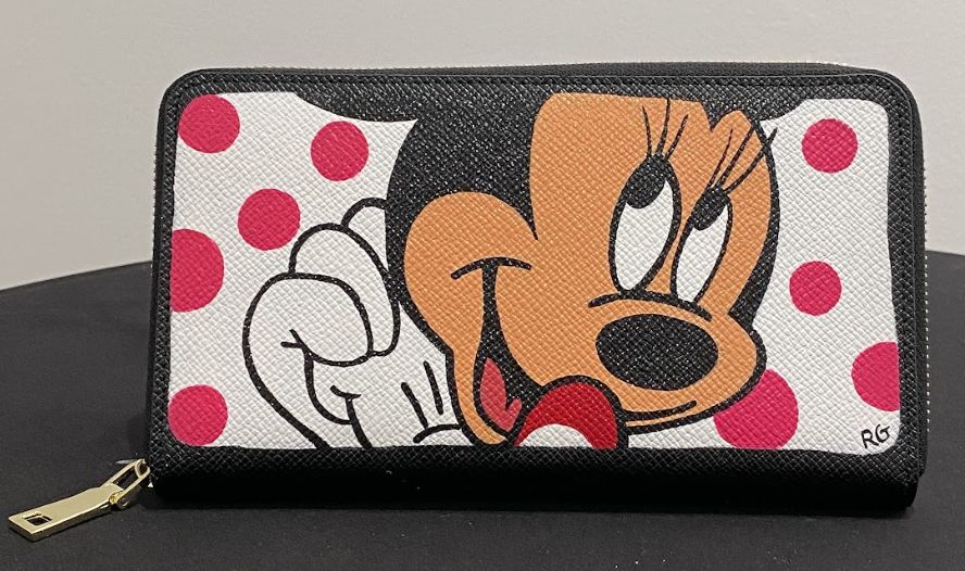 Hand Painted Minnie Mouse Wallet