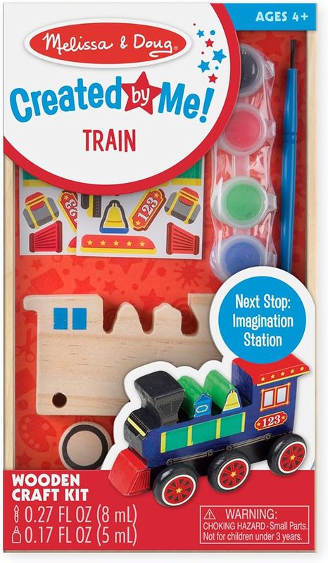 Melissa &amp; Doug Train Wooden Craft Kit