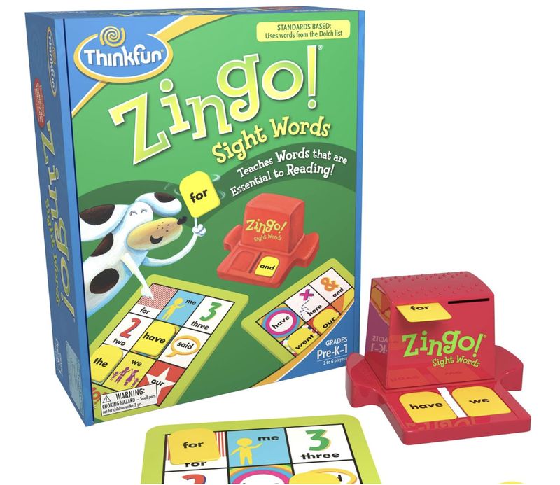 Zingo Sight Words