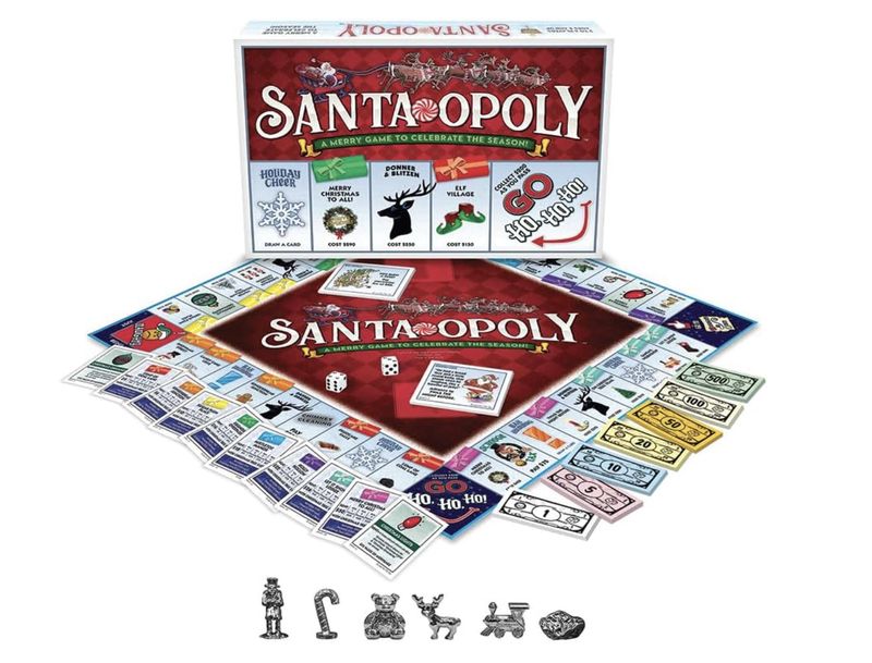 Santa-Opoly Board Game