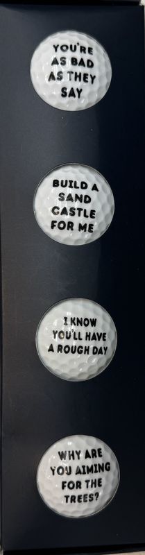 Sassy Golf Balls - &quot;You Think You Have Game?&quot;