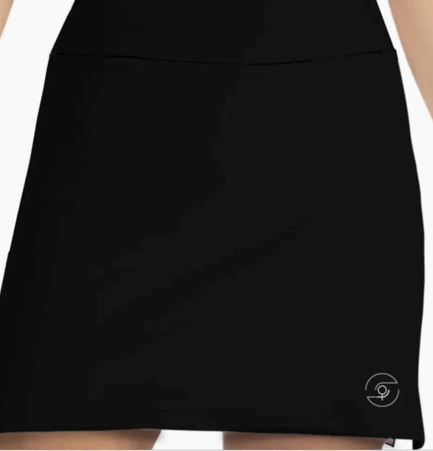 Black Athletic Skort, Size: XS