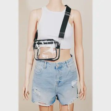 Clear See Through Crossbody Bag