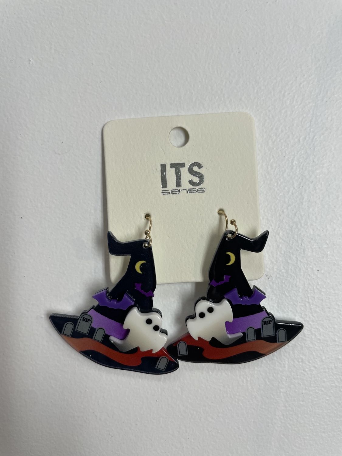 Halloween Witch Hat Earrings