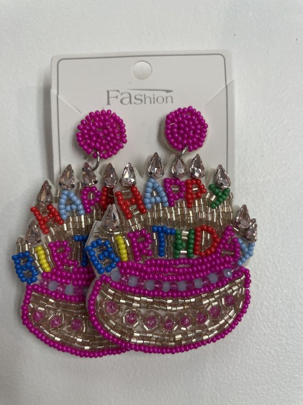 Birthday Cake Earrings