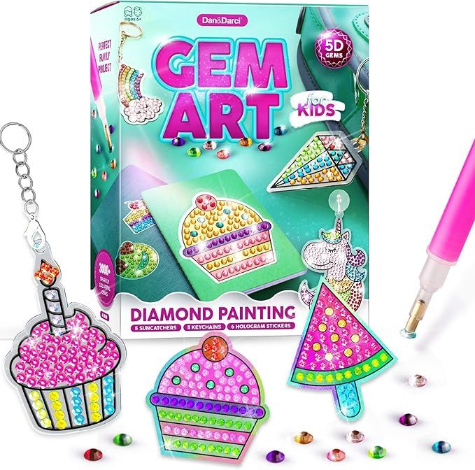 Dan &amp; Darci Diamond Art Kit for Kids