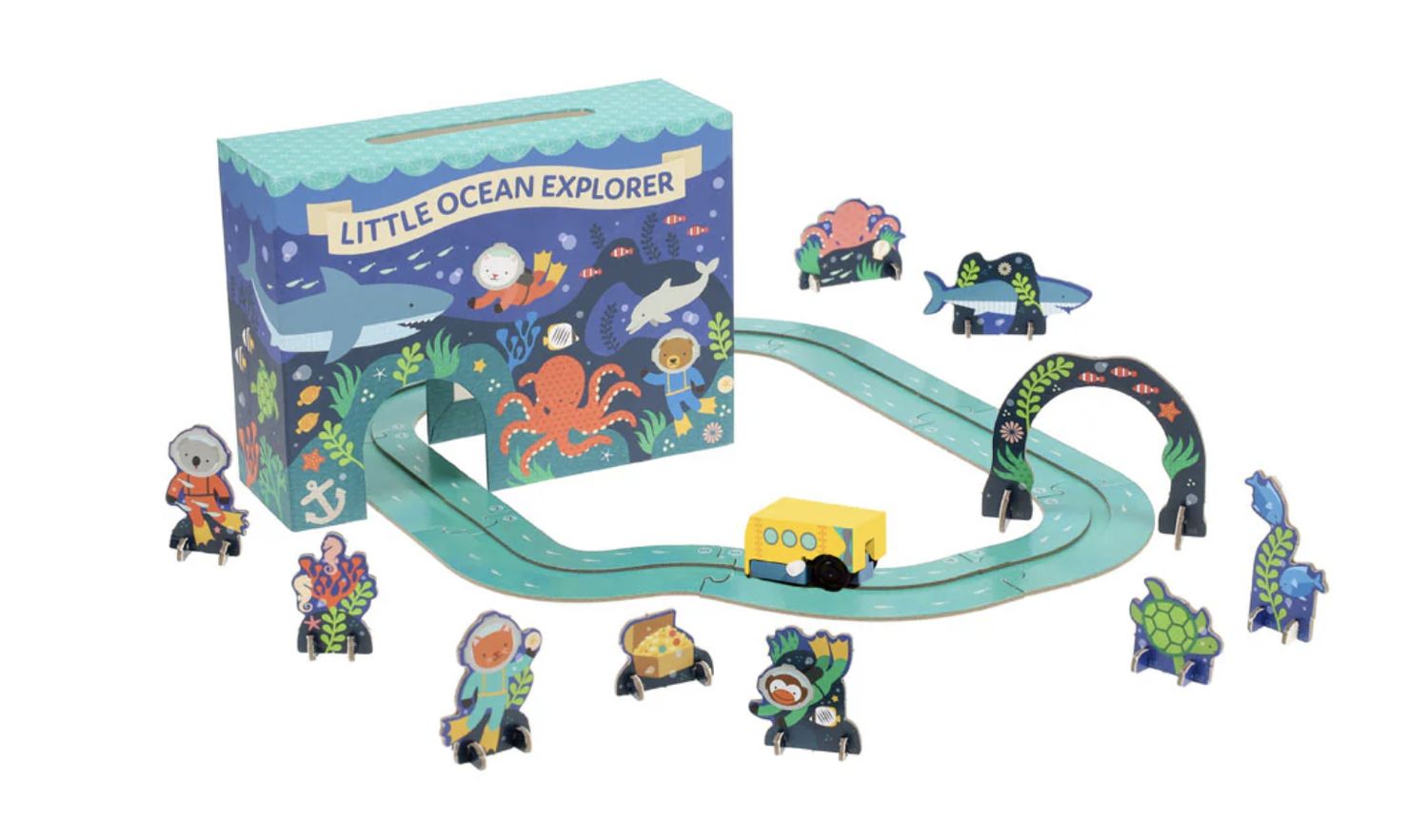 Little Ocean Explorer Wind Up and Go Play Set