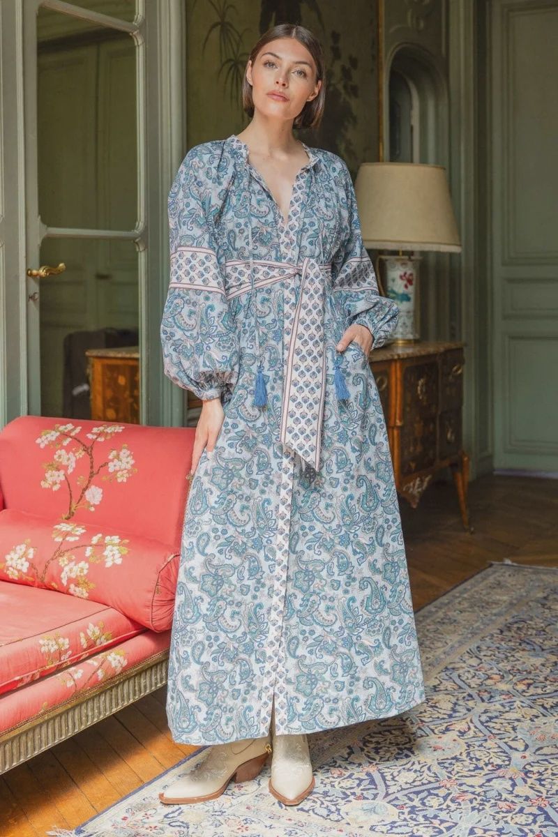 Kim Blue Dress GA37